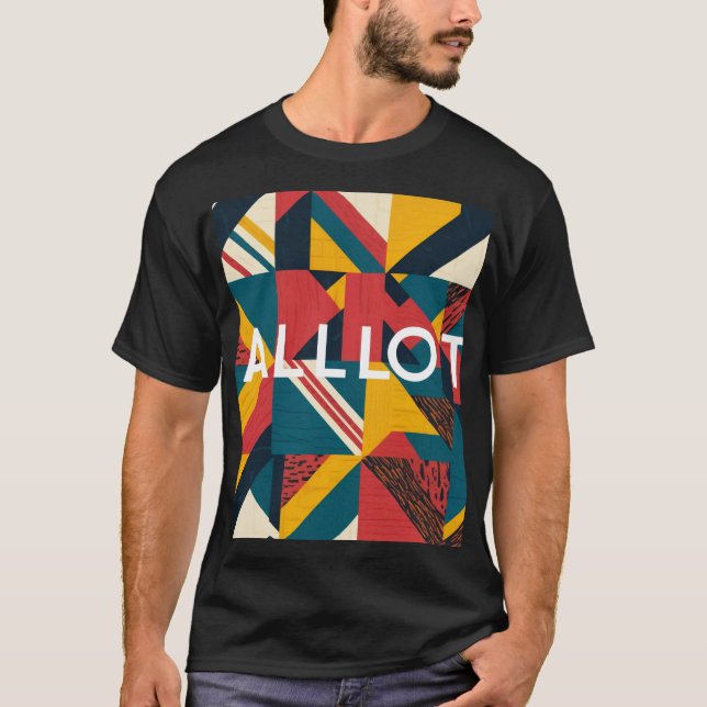 1st edition "alllot" retro design t-shirt (Devant)