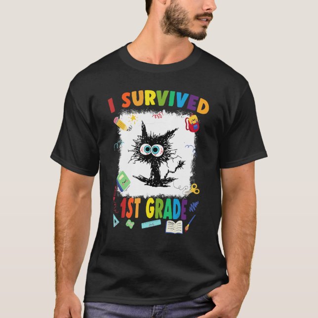 1st Grade Graduation Teacher First Day School Birt T-Shirt (Vorderseite)