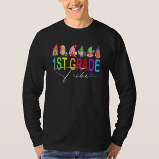 1st Grade Tribe Gnomes Back To School Girls Boys T-Shirt