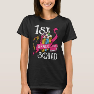 1st Klasse Squad Zurück zur Schule Geschenk für Ki T-Shirt