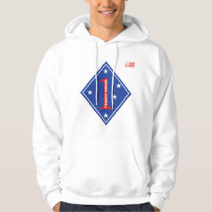 1st Marine Division Patch (Vereinigte Staaten) Hoodie