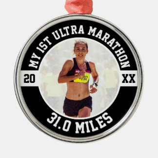 1st Ultra Marathon First Marathoner Running Runner Ornament Aus Metall