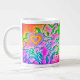 1UNICORN<3 RAINBOOT-TASSE Jumbo-Tasse