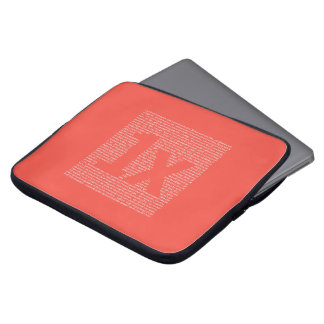 1x "drush" notebook sleeve, orange laptopschutzhülle