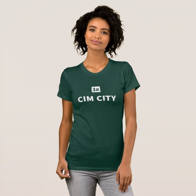 1x Women's tee "Cim City" (Vorne ganz)