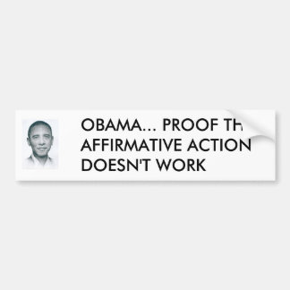 1zo9agx, OBAMA… PRÜFEN SIE DIESE POSITIVE Autoaufkleber