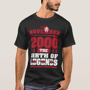 2000 Die Geburt der Legenden 19 Jahre alt 19 Jahre T-Shirt