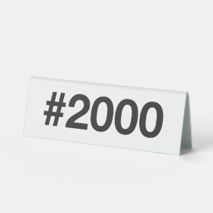 2000 Hashtag 26. Geburtstag 26 Jahre Tischaufsteller