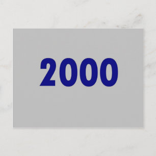 2000 POSTKARTE