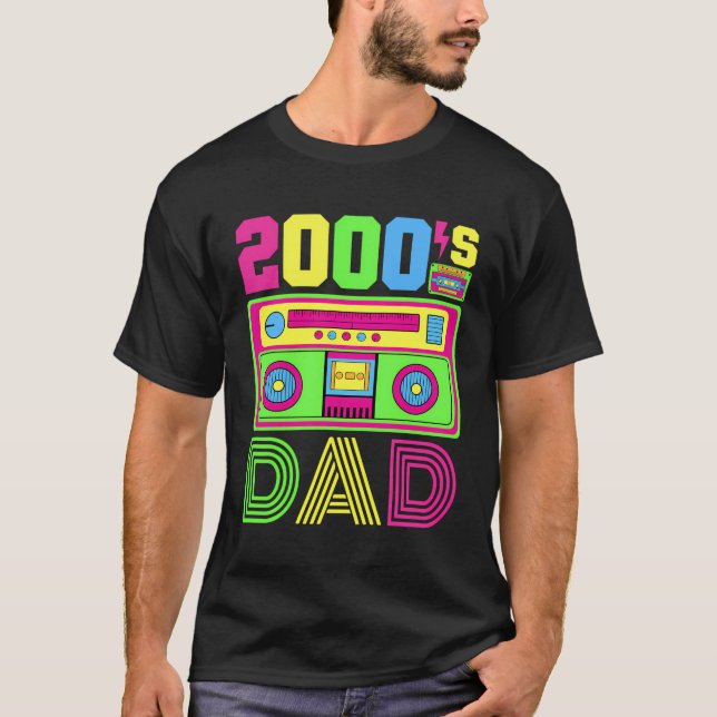 2000er Jahre Vater Outfit 2000S Hip Hop Kostüm Anf T-Shirt (Vorderseite)