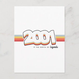 2001 Die Geburt von Legenden Postkarte