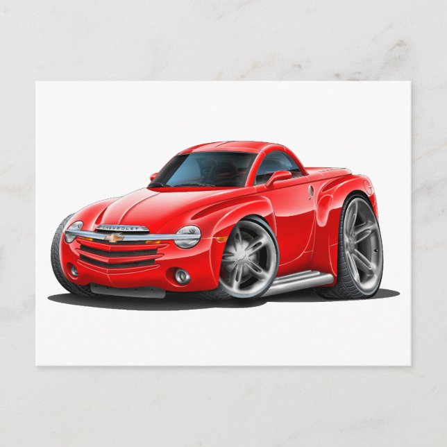 2003-06 SSR Red Truck Postkarte (Vorderseite)