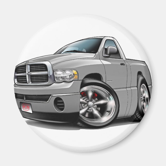 2003-08 Dodge Ram Silver Truck Magnet (Vorne)