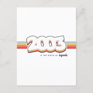 2003 Die Geburt der Legenden Postkarte