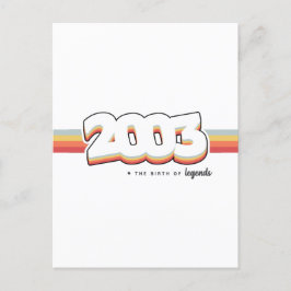 2003 Die Geburt von Legenden Postkarte