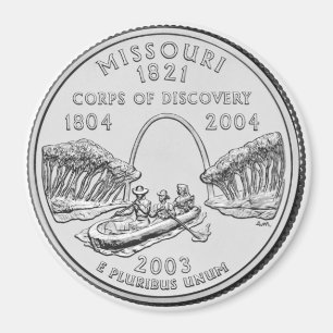 2003 Missouri Staat Quarter Magnet