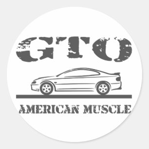 2004/06 GTO American Muscle Car Runder Aufkleber