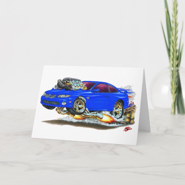 2004/06 GTO Blue Car Karte (Vorderseite)