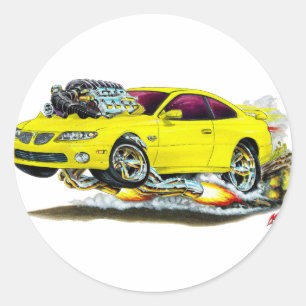 2004-06 GTO Gelber Wagen Runder Aufkleber