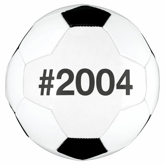 2004 Hashtag 21 Geburtstag Fußball (Vorderseite)