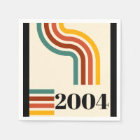 2004 Retro Vintage Poster Meilenstein Geburtstag