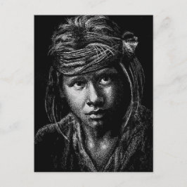 2004 Scratch Board Projekt Kunstklasse Postkarte