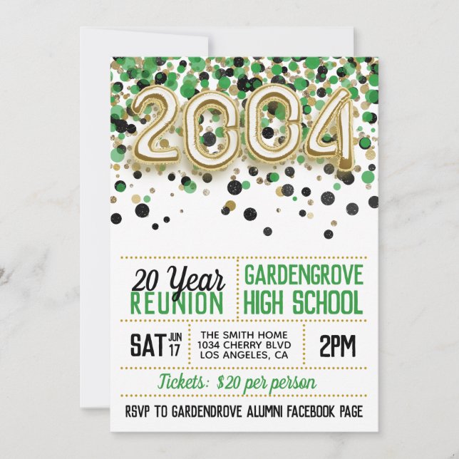 2004 Uni-Wiedersehen Einladung (Vorderseite)