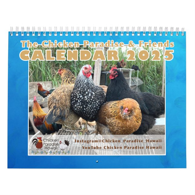 2005 Hühnerparadies 2025 キ Hawaii ダ ワ ハ ラ ス イ. Kalender (Titelbild)