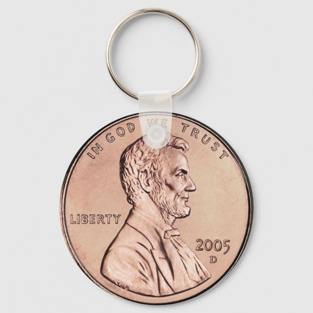 2005 Lincoln Memorial 1 Cent Kupfermünze Geld Schlüsselanhänger (Vorderseite)