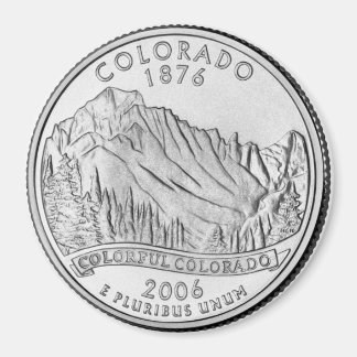 2006 Colorado Staat Quarter Magnet