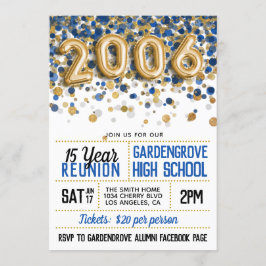 2006 Wiedersehen zur Uni der Hochschule Einladung