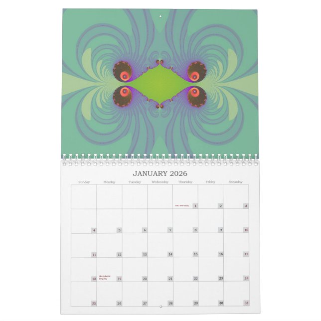 2007 Kalender-Digital-Kunst durch Bill… Kalender (Jan 2026)