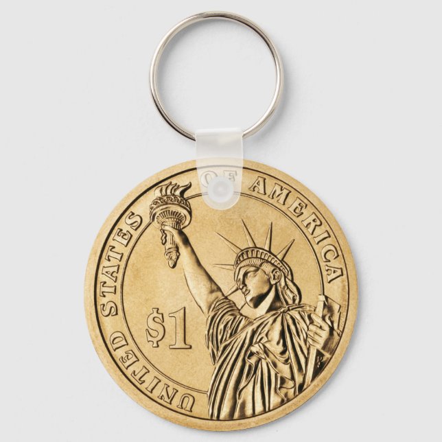 2007 Präsident 1 Dollar Münze aus U.S. Münze Schlüsselanhänger (Vorderseite)