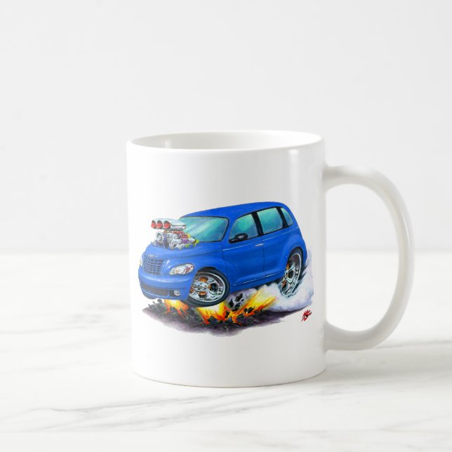 2008-10 Pint-Kreuzer-Blau-Auto Kaffeetasse (Rechts)