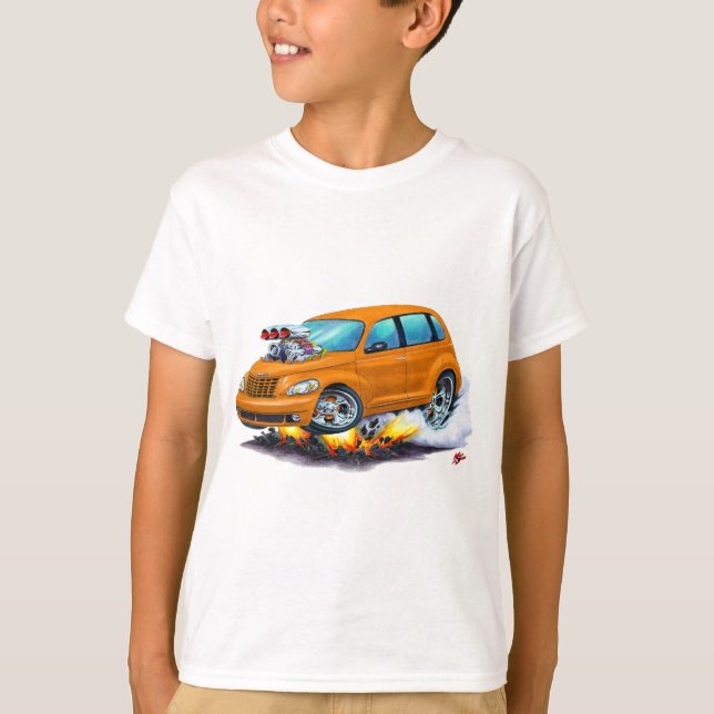 2008-10 Pint-Kreuzer-Orangen-Auto T-Shirt (Vorderseite)