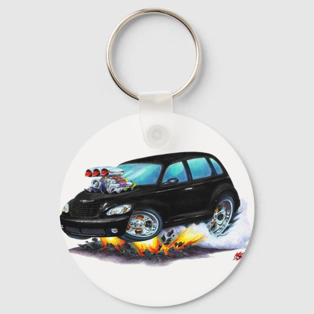 2008-10 PT Cruiser Black Car Schlüsselanhänger (Vorderseite)