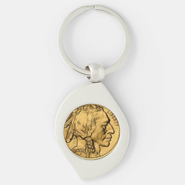 2008 Amer Buffalo Gold Bullion Schlüsselanhänger (Vorderseite)