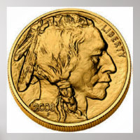 2008 American Buffalo Gold Bullion Coin Poster