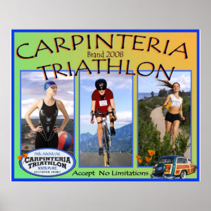 2008 Carpinteria triathlon Poster