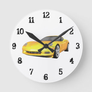 2008 Corvette : Horloge murale