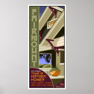 2008 Fairmount Zuhause Tour Poster