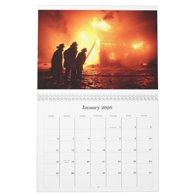 2008 Feuer-Kalender - besonders angefertigt Kalender (Jan 2026)