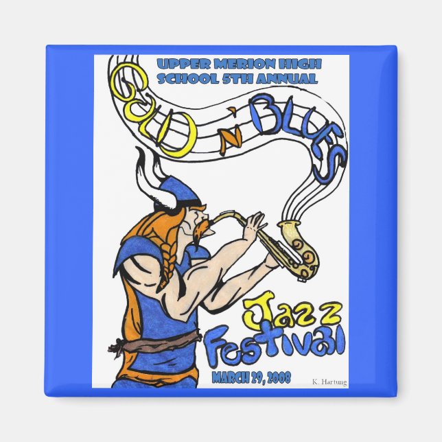 2008 Gold 'n Blues Magnet (Vorne)