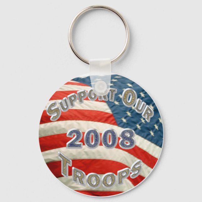 2008 Support Our Troops Keychain Schlüsselanhänger (Vorderseite)