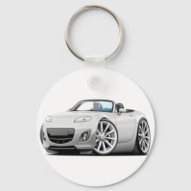 2009-13 Miata Weißwagen Schlüsselanhänger (Vorderseite)
