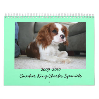 2009-2010 calendrier cavalier d'épagneul du Roi