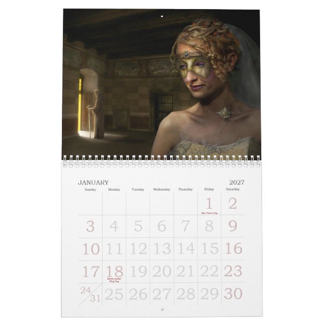 2009 art numérique - calendrier (Jan 2027)