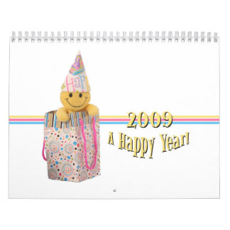 2009 ein glückliches Jahr Kalender