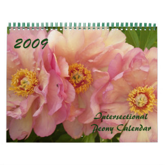 2009 Internationaler Peonkalender - Maßgeschneider Kalender