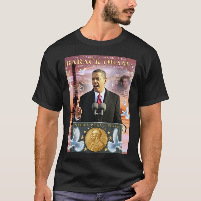 2009 lauréat de prix de paix Nobel - le T-shirt (Devant)